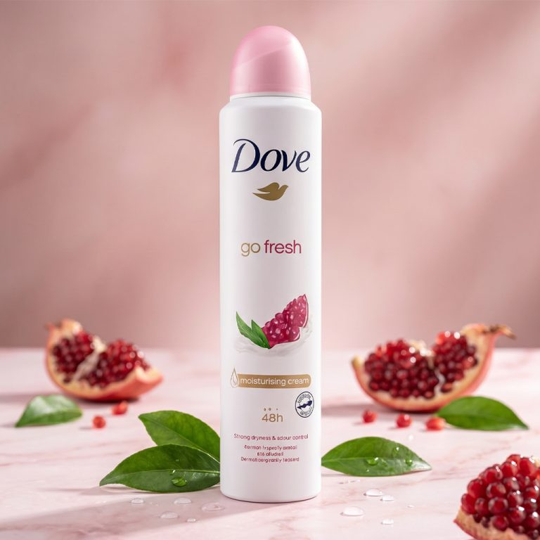 اسپری ضدتعریق داو مدل Pomegranate 48HR حجم 250 میلی‌لیتر